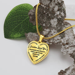 Grandma Loves You - Heart Necklace