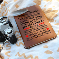 To My Daughter-in-Law Honor – Leather Journal
