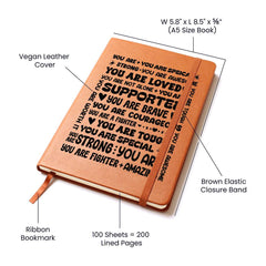 You Are a Fighter – Leather Journal