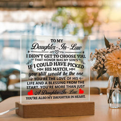To My Daughter-in-Law Honor – Acrylic Square