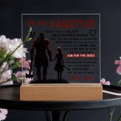 To My Daughter Skies – Acrylic Square