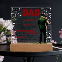 Thank You Dad - Acrylic Square