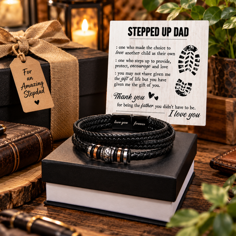 To My Stepdad Gift of Life – Bracelet
