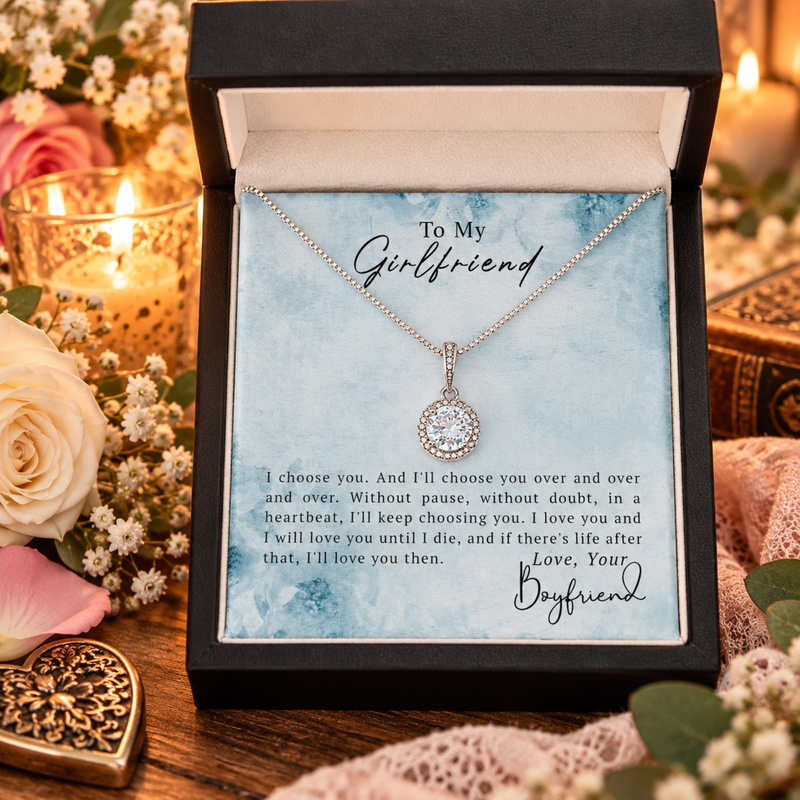To My Girlfriend - Eternal Hope Necklace
